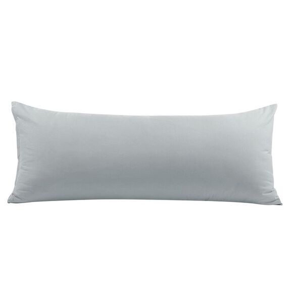 Pillowcase with Zipper Closure Soft Long Pillow Cases for Body Pillow Light Grey - Picture 1 of 6